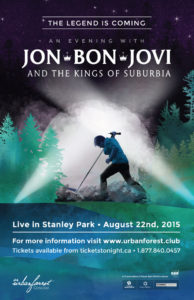 Jon Bon Jovi Urban Forest Concert Design